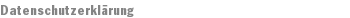 Datenschutzerklärung